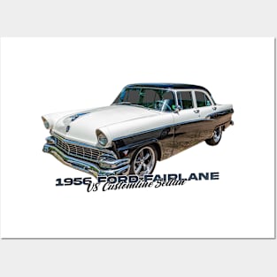 1956 Ford V8 Customline Sedan Posters and Art